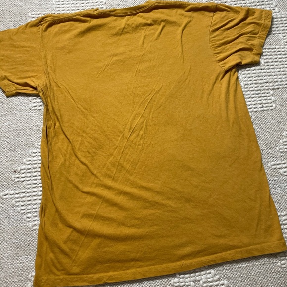 Men’s Mustard Yellow Palm Tee Shirt Size XL - Picture 6 of 6
